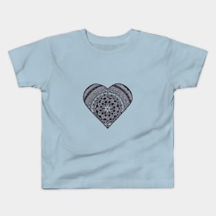 Heart Mandala Kids T-Shirt